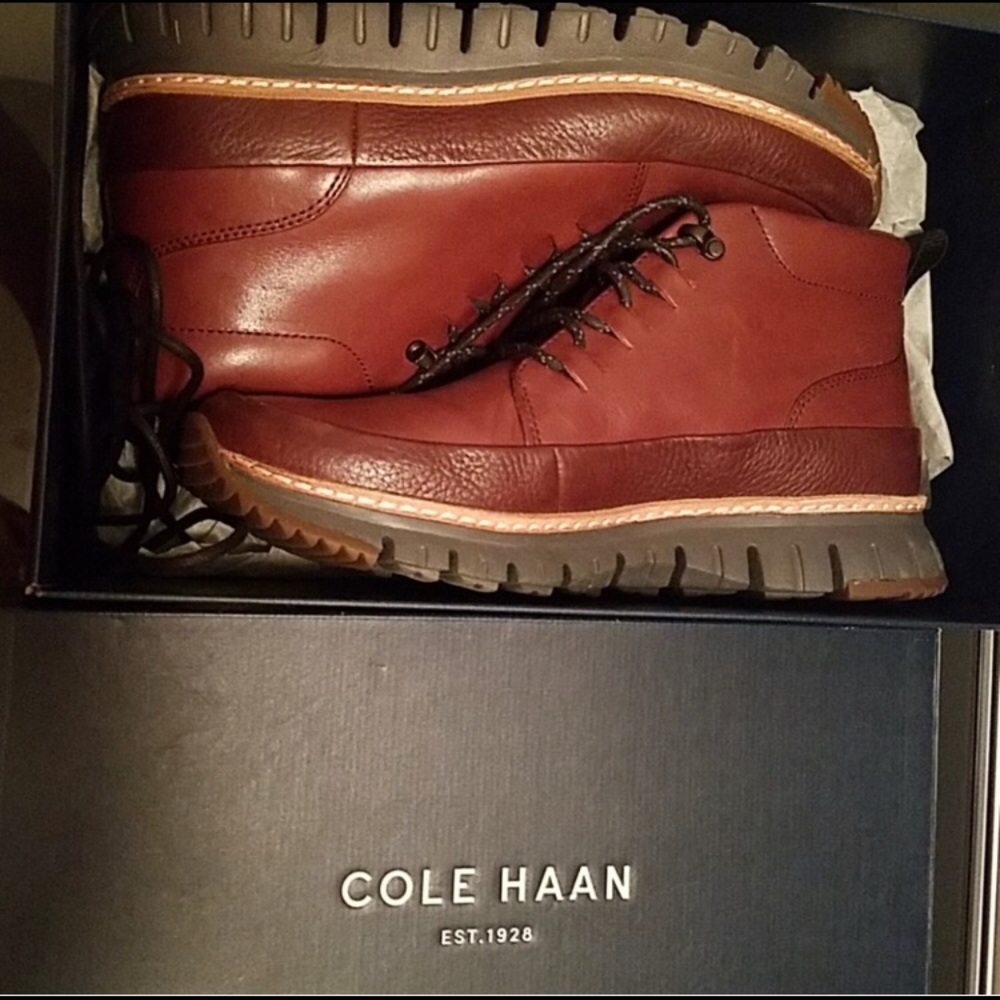 Cole Haan Genuine Leather Zerogrand Chukka Shoe